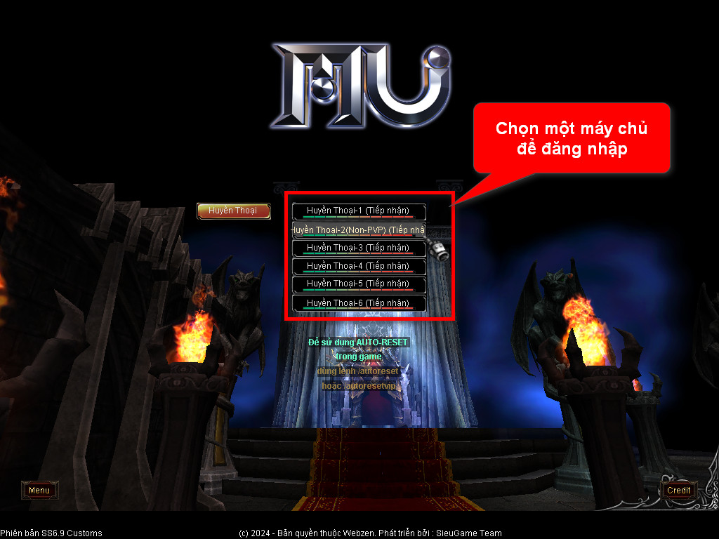 Chức năng chính của Game MU Hoàng Tộc