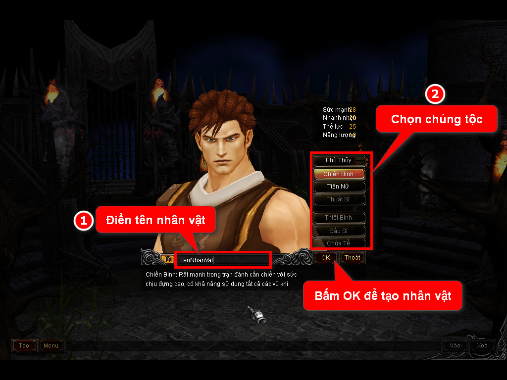Chức năng chính của Game MU Hoàng Tộc